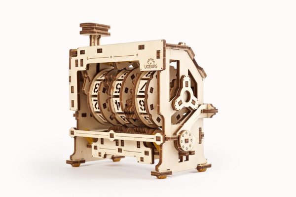 Ugears 3D Holzmechanik Puzzle STEM Klickzähler
