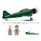Sluban WWII M38-B1108 Samolot myśliwski Mitsubishi A6M Zero