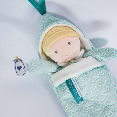 Doudou Jolijou Niemowlę w otulaczu 20 cm