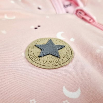 Kombinezon podszyty BIO DR Outlast® - jasnoróżowe gwiazdki/różowy baby
