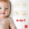 4x HUGGIES® Pieluszki jednorazowe Extra Care 2 (3-6 kg) 24 szt.