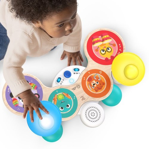 Играчка BABY EINSTEIN Музикален комплект барабани Together in Tune Drums™ Connected Magic Touch™ HAPE 12m+