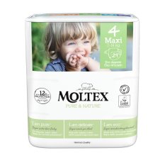 MOLTEX Pure&Nature Pannolini Usa e Getta 4 Maxi (7-14 kg) 29 pz