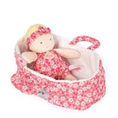 Doudou Jolijou Poupée Marylou dans un sac 20 cm