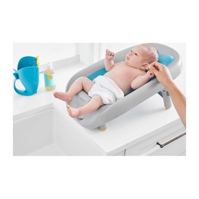 SKIP HOP Badewannensitz faltbar Moby blau 0-6m