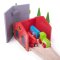 Bigjigs Rail Lokschuppen aus Ziegel für zwei Züge