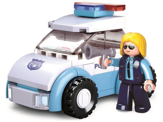 Sluban Girls Dream Holidays M38-B0600B Policière avec voiture