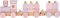 small foot Aufsteck-Holzzug rosa