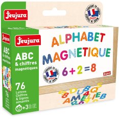 Jeujura Vzorčne magnetne črke 76 kos