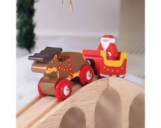 Bigjigs Rail Zaprzęg Świętego Mikołaja + tor