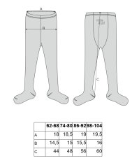 Rajstopki Outlast® - białe