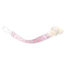 BABYONO Pinza para chupete rosa 0m+