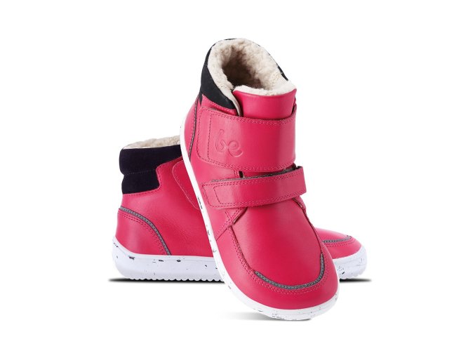Be Lenka Detské zimné barefoot topánky Panda 2.0 - Raspberry Pink