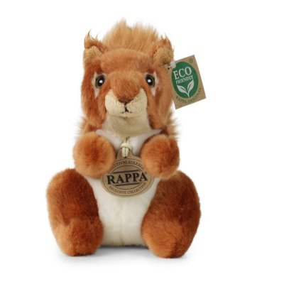Rappa Esquilo de Pelúcia Sentado 18 cm ECO-FRIENDLY