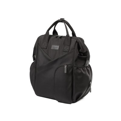 BABYONO Wickeltasche / Rucksack Modern Style black