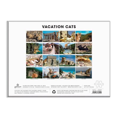 Galison Puzzle Mačke na odmoru 1500 dijelova