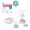 BABYONO Elektrische Milchpumpe Nurse Pro + Stilleinlagen 100 + 40 GRATIS