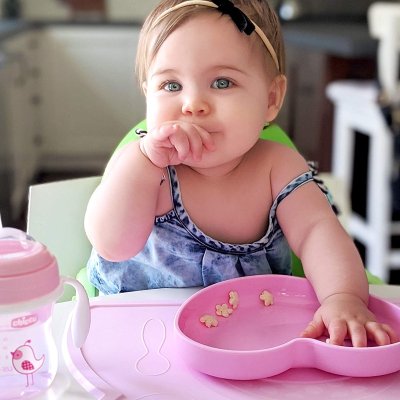 CHICCO Teller Silikonherz, rosa 9m+