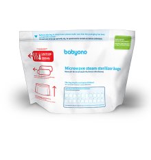 BABYONO Buste per sterilizzazione microonde, 5 pz