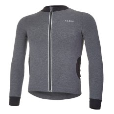 Camisola REFLEX smyk com fecho Outlast® - cinzento escuro mesclado