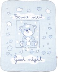 BABYMATEX Takaró Kagyló kék 80x100 cm