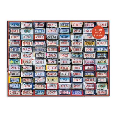 Galison Puzzel Kenteken Collage 1000 stukjes