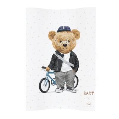 CEBA BABY Podložka přebalovací 2-hranná měkká (48x70) Cosy Fluffy Puffy Bart