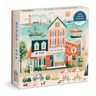 Galison Puzzle Bistro am Meer 500 Teile