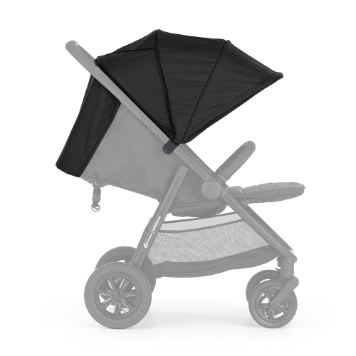 PETITE&MARS Luifel voor kinderwagen Airwalk Perfect Zwart