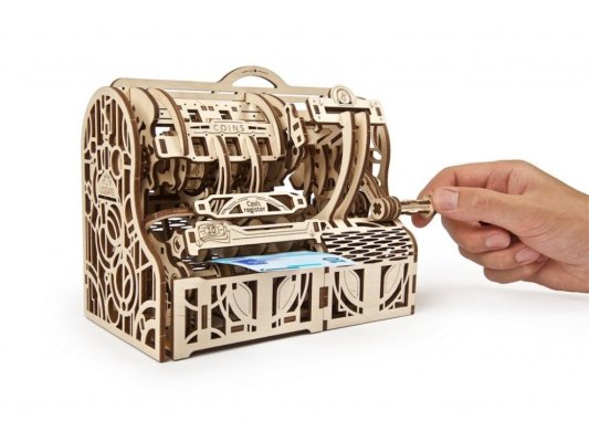 Puzzle 3D en bois mécanique Ugears - La Tirelire