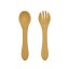 PETITE&MARS TAKE&MATCH set repas en silicone 3 pcs Ocre Intense 6 mois+