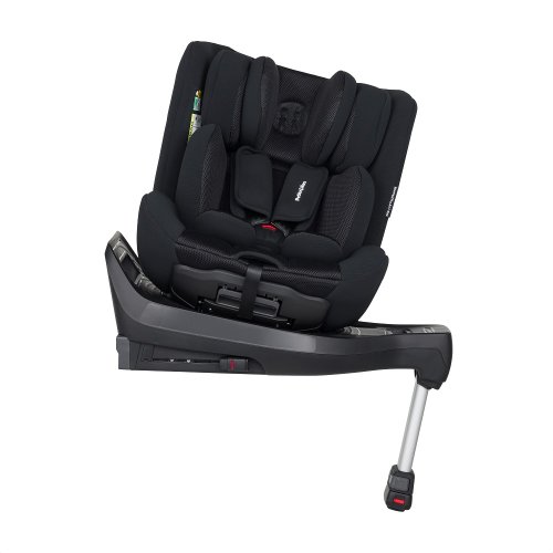 PETITE&MARS Столче за кола Reversal Pro i-Size 360° Black Air 40-105 cm + Огледало Oly Grey 0m+
