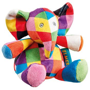Elefante de Pelúcia Arco-Íris Elmer