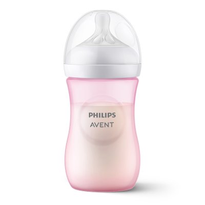 Philips AVENT Garrafa Natural Response 260 ml, 1m+, rosa