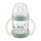 NUK For Nature Babyflasche zum Lernen mit Temperaturkontrolle, grün 150 ml