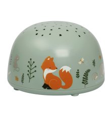 A Little Lovely Company - lampa s projektorem - kamarádi z lesa