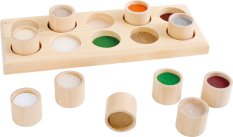 small foot Jeu de mémo tactile en bois