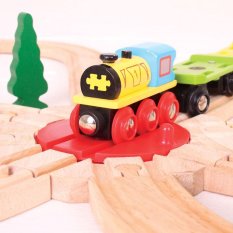 Bigjigs Rail Vändskiva med 8 utgångar