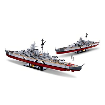Sluban ModelBricks M38-B1102 Cuirassé Bismarck 2en1