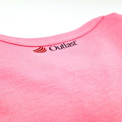Maglietta sottile KR Outlast® - rosa