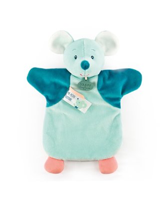 Doudou Pluszowa pacynka myszka 25 cm