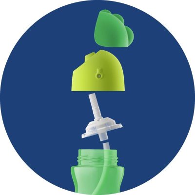 Philips AVENT Hrneček s ohebným brčkem 200 ml chlapec+dárek PETITE&MARS Miska 6m+