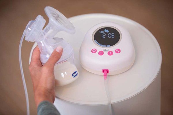 CHICCO Elektrisk bröstpump Singelrosa
