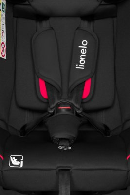 LIONELO Car Seat Aart i-Size (40-150 cm) Black Carbon Red