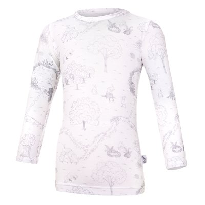 Maglietta sottile DR TISK Outlast® - prato bianco