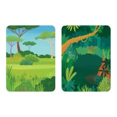 Mudpuppy Magnetisches Set Wilde Tiere