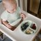 BABYONO Silikonski tanjur s usisnom čašom - sage 6m+