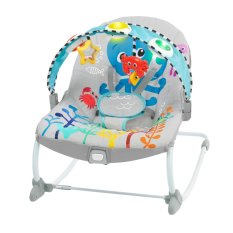 BABY EINSTEIN Leżaczek muzyczny wibrujący Kick to It Opus do 18kg