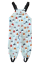 Monkey Mum® Pantaloni salopete softshell cu membrană - Nasturel multicolor