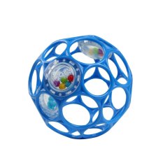 OBALL Spielzeug Oball RASSEL 10 cm blau 0m+